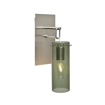 Besa Lighting Juni 10 Wall Pendant, Moss Bubble, Satin Nickel, 1x60W Incandescent 1WP-JUNI10MS-SN